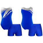 Tantsuv&otilde;imlemisriided, varrukateta &uuml;markaelus, l&auml;ikiv kividest kaunistusega trikoo ja l&uuml;hikesed p&uuml;ksid t&uuml;drukutele 5-6 Years Heleroosa