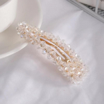 Crystal K&auml;sitsi valmistatud juukseaksessuaarid Elegantsed juuksen&otilde;elad Juuksek&auml;epidemed Rhinestone Barrettes Juukseklambrid Naistele T&uuml;drukutele Juukseaksessuaarid