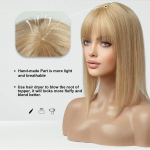 HAIRCUBE 100% Remy juuksepead naistele Honey Blond Inimese juukset&uuml;kk tukiga 150% tihedusega siidist alusklamber.