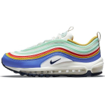 Nike Air Max 97 naiste tossud, mitmev&auml;rvilised, Summit-Valge Sapphire Pistachio-Frost DH5724-100