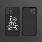 Animatsioon Pehme ja armas moodne telefon iPhone X XR 8 Plus Mini Pro 6s 7 Max 13 11 12 6 14 XS pehme TPU &uuml;mbrise kate jaoks Iphone 13 Mini antiikne valge v&auml;rv