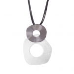 Naiste kampsun kett Kahe &uuml;mmarguse r&otilde;ngaga mitmekihiline pikendatud pikkus reguleeritav kaasaskantav kerge roostevabast terasest dekoratiivne kaelakee riided ehted h&otilde;be