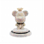 Multifilm Cute Bear Auto parf&uuml;&uuml;m Auto aroomiteraapia Dekoratsioon Autosisustustarvikud &Otilde;hu v&auml;ljalaskeava klamber Kerge aroom must