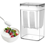 Jogurtis&otilde;el, peene v&otilde;rks&otilde;el, riisitee mahla valmistamiseks m&otilde;eldud toidus&otilde;el, 1100 ml paks kreeka jogurti piimafilter K&ouml;&ouml;git&ouml;&ouml;riistad Korduvkasutatav omatehtud tass 1100ML