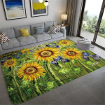 P&auml;evalille potitaimed Retro vaip Moodne elutoa diivanivaip Kodu dekoratsioon Esik Magamistuba Vannitoa matt Sissep&auml;&auml;su uksematt 120x160cm