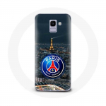 Samsung Galaxy J6 2018 &uuml;mbris psg logoga staadioni &ouml;&ouml; eiffeli torn
