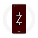 Huawei P8 Lite Ozarki &uuml;mbris, 4. hooaja Z logo valge punane taust