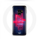 Samsung Galaxy S9 Stranger Thingsi logo l&auml;bipaistev &uuml;mbris, 2022. aasta 4. hooaja treiler