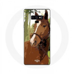 &Uuml;mbris Samsung Galaxy Note 9 Quarter Horse Brown Horse Breed jaoks