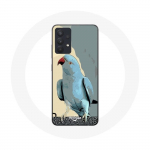 Coque pour Samsung Galaxy A13 5G Perruches perroquets Bleu