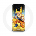 Coque pour Samsung Galaxy A8 Plus Son goku dragon ball corps enerv&eacute;