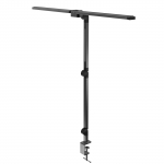 272 LED-i timmitav laualamp koos klambriga, kahe p&ouml;&ouml;rdevarrega Architect lauavalgustid, 4 v&auml;rvi temperatuur EU Plug must