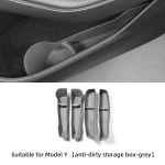 Auto TPE-ukse hoiustamispesa k&otilde;rge k&uuml;lgmine kast Tesla mudeli Y jaoks. V&auml;rava pesa hoiukarbi ukse k&uuml;lgmine veekindel hoiustamisorgani tarvikud MY-GA130BLACK