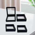 4-osaline ujuv vitriin, m&uuml;ndialused raami alus n&auml;idiste kiibi jaoks valge