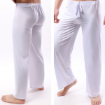 Uued meeste seksikad lahtised j&auml;&auml;siidist n&ouml;&ouml;riga p&uuml;ksid Mugavad Kodu Fitness Jooga V&auml;liskaubandus Vaba aeg Laia jalaga pidžaamad S