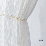 Fishbone White Marli kardin elutuba Magamistuba Erkeri aken R&otilde;du Marli poolvarjuline Nordic Light Luksuslik kardinapuu 150*270cm*2pcs lilla