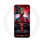Coque Samsung Galaxy A13 4G Lewis Hamilton Ferrari officiel