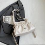 V&auml;ikesed &otilde;lakotid naistele 2024. aasta Korea moe disainiga l&uuml;hikese k&auml;epidemega k&auml;ekotid ja rahakotid Trend &uuml;hev&auml;rviline kaenlaaluse kott 28cmx20cmx10cm beež