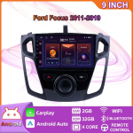 Android 2 DIN Automeediam&auml;ngija Ford Focus 2011-2019 jaoks Peaseade Stereo Carplay GPS Navigatsioon BT WIFI 4+64GB 2+32GB