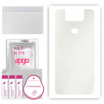 apgo MATTE Protective Skin Sticker for the back compatible with Asus Zenfone 6 ZS630KL 6Z, Wrap Film, Hydrogel Film, Flexible, Soft TPU with positioni