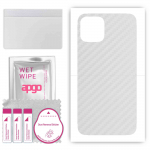 apgo Kaitsev nahakleebis seljale, mis &uuml;hildub Apple iPhone 11 Pro-ga, &uuml;mbriskile, foolium, vin&uuml;&uuml;l &ndash; muster l&auml;bipaistev s&uuml;sinik