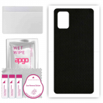 apgo Protective Skin Sticker for the back compatible with Samsung Galaxy A71, Wrap Film, Foil, Vinyl - Pattern Matrix