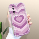 Armas koomiksimustriga kreemjas tekstuuriga korpus Lainelise servaga pehme silikoonkaanega telefoni&uuml;mbris Huawei Honor Infinix Tecno iPhone'i jaoks Honor 20 valge