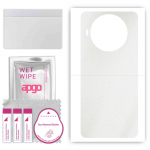 apgo Protective Skin Sticker for the back compatible with Cubot Note 10, Wrap Film, Foil, Vinyl - Pattern Matte Transparent