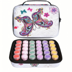 DIY 5D liblikas teemantmaalimise t&ouml;&ouml;riista hoiukarp, kohver Teemantmaalimise tarvikud lahtiselt kotikomplekti &uuml;mmarguse pudeli hoiustamise t&ouml;&ouml;riist