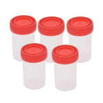 5/10 tk haigla 60 ml uriiniproovi kogumise tassi pudel meditsiinilise j&auml;lgimise t&ouml;&ouml;riist 5pcs