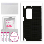apgo Protective Skin Sticker for the back+sides compatible with Oppo Find N 5G, Full Wrap Film, Foil, Vinyl - Pattern Matrix