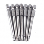 7tk 75mm T8 T10 T15 T20 T25 T27 T30 Torx magnetauguga kruvikeeraja otsikute komplekt