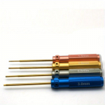 4 tk Lennuki mudeli 450 t&ouml;&ouml;riista sisemine ja v&auml;limine kuusnurkne kruvikeeraja komplekt Titanium 1.5/2.0/2.5/3.0 t&ouml;&ouml;riistad 4pcs