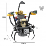 Ehitusplokk Titan Clock Man 2.0 Operaator Speakerman Drill Man Bricks Model