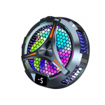 X42 universaalne mobiiltelefoni jahuti kohandatud RGB valgustusega pooljuhtjahutusradiaatori jahutusventilaator nutitelefonide tahvelarvutitele must