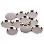 10 x Round Tin Pan 26mm Empty Eyeshadow Responsive to Magnets h&otilde;be