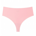 Naiste &otilde;mblusteta k&otilde;rge v&ouml;&ouml;kohaga stringid alusp&uuml;ksid mugavad ja hingavad p&uuml;ksid kolmnurksed 3D l&otilde;ikega G-stringiga alusp&uuml;ksid M roosa