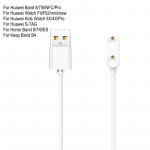 Magnetlaadija Huawei Smart Band 8 7 6 NFC Pro Fit Fit2 uus Mini Kids Watch 5X 4X S-TAG Honor ES Keep B4 laadimiskaabel valge