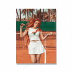 Alasti naine Mona Lisa Seksikas t&uuml;druk Seinakunst Plakat Prindi Retro P&otilde;hjamaade seinamaal Haprad bikiinid, l&otilde;uend Maalimine Elutuba Kodukaunistus 21x30cm No Framed