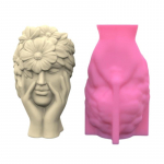 Lillet&uuml;druku vaasivormid Unikaalsed lillepotid Silikoonvormid istutusmasinate lilleseadete vaiguvormide kodukaunistuste valmistamiseks