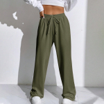 Naiste Elastne K&otilde;rge V&ouml;&ouml;koht P&uuml;ksid Vabaaja Aktiivne Sobivus Lai Jalg Pikk P&uuml;ksid Taskutega S