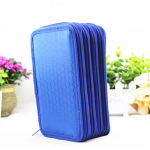 Kolme lukuga pliiatsikott Art Drawing pliiatsikott Student Kirjatarvete hoiukott 48 v&auml;rvi pliiatsikott sinine