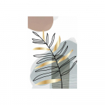 Skandinaavia lihtne abstraktne seinakunst Bohemian Line Leaf Geometry HD l&otilde;uendiplakati prindib Kodu Magamistoa Elutoa kaunistus 20x30cm