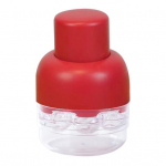 Kirsikikivieemaldaja 8 auguga, kiirkinnitusega, ohutu pritsmekaitse, kirsikivieemaldaja k&ouml;&ouml;ki, mitme kirsiga kivieemaldaja moosi ja magustoitude jaoks punane