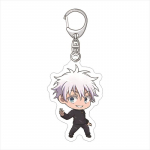 Anime Jujutsu Kaisen Cosplay Naljakas v&otilde;tmehoidja Gojo Satoru Geto Suguru akr&uuml;&uuml;list auto v&otilde;tmehoidja kott ripatsiga f&auml;nnide kollektsiooni rekvisiidid kingitus