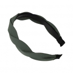 Punutud peapael libisemiskindel &uuml;hev&auml;rviline lai juuksepael n&auml;opesuks, meigiks, juuste kinnitamiseks must