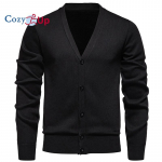 Cozy Up Meeste vabaaja Mugav Fit Kardigan Kampsun Sallkrae pehmest riidest XL