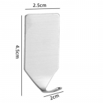 10/2 tk Seinakonksud Roostevaba Teras Kleepuv R&auml;tikukonks Seinale Riputatav Riidepuu V&otilde;tme Mantli M&uuml;tsi Konksud Ukse K&ouml;&ouml;gi Vannitoa Konks B-1PC