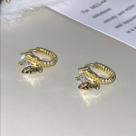 Butterfly Diamond Ear Buckle Naiste kerged luksuslikud ni&scaron;ikujundusega k&otilde;rvar&otilde;ngad k&otilde;rvar&otilde;ngad