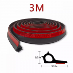 SEAMETAL 3-meetrine universaalne pikapi ilmastiku eemaldamise veoauto tagaluugi kummist tihendiriba 3m